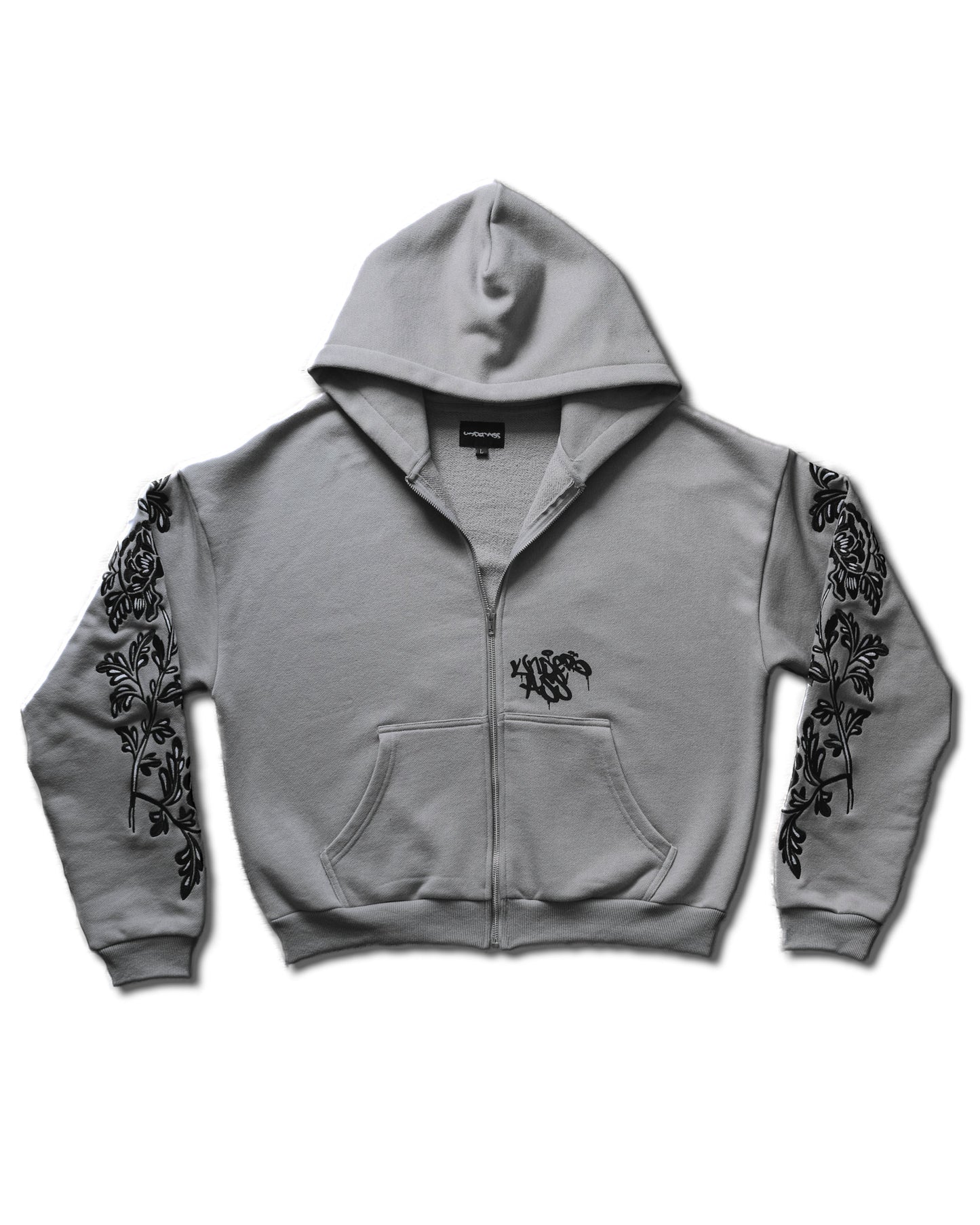 Roses Embroidery Hoodie